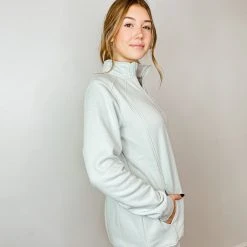 Mono B Toni Quater Zip Pullover Tops