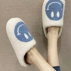 Melody Retro Fuzzy Smile Slippers Gifts