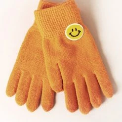 Fashion City Outerwear Smiley Patch Smart Touch Gloves