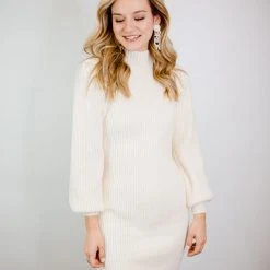Cloud Ten Dresses Naomi Knit Sweater Dress