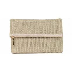 Monica's Bag Bags Woven Leather Clutch
