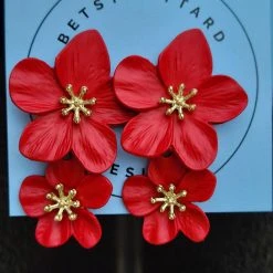 Betsy Pittard Designs Double Lotus Earrings