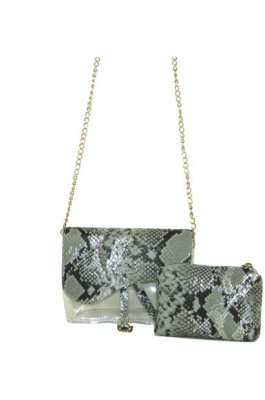 Monica's Premium Leather Clear Clutch Bag - Stylish & Durable Accessory for Women 4 Monica's Bag Leather Clear Clutch Bag Bags