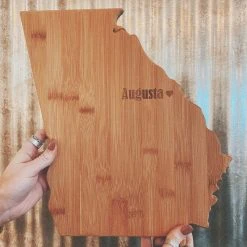 Totally Bamboo City Heart Cutting Board Lifestyle
