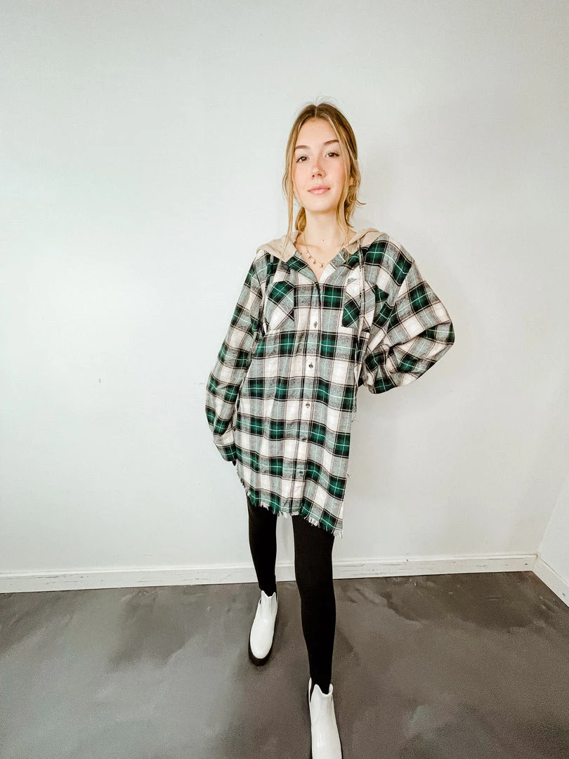 La Miel Maddie Oversized Flannel Shirt - Soft & Stylish Women's Top 6 La Miel Maddie Oversized Flannel