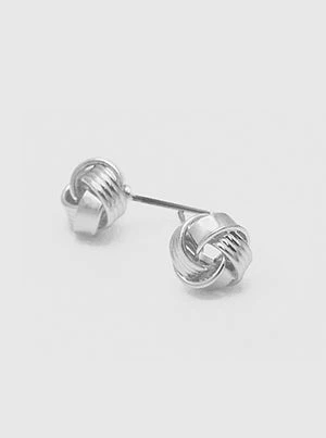 Trendy Zinc Alloy Twisted Love Knot Stud Earrings - Wholesale Jewelry for Women 4 TRENDY Wholesale Jewelry Zinc Alloy Exquisite Twisted Love Knot Stud Earrings