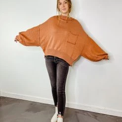 POL Arden Balloon Sleeve Sweater