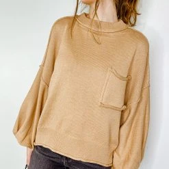 POL Arden Balloon Sleeve Sweater