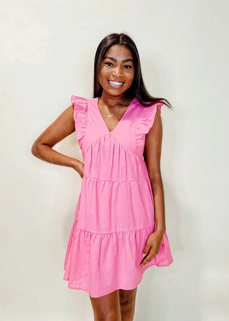 Very J Shayla Ruffle Tiered Mini Dress - Stylish Women's Party Dress 3 Very J Shayla Ruffle Tiered Mini Dress