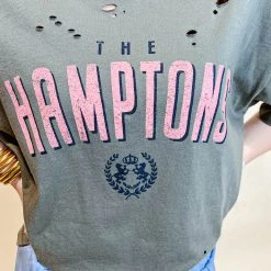Zutter Tops The Hamptons Graphic Tee