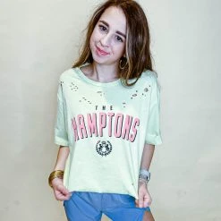 Zutter Tops The Hamptons Graphic Tee