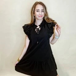 Entro Isabella Ruffle Mini Dress