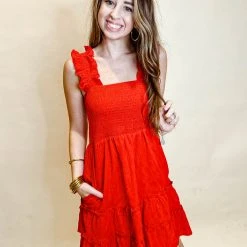 Davi & Dani Dresses Alexis Smocked Dress