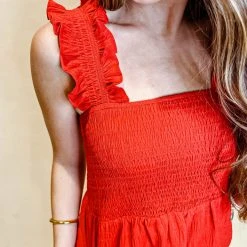 Davi & Dani Dresses Alexis Smocked Dress