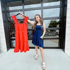 Davi & Dani Dresses Alexis Smocked Dress