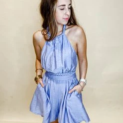 Do + Be Rompers Moxie Open Back Romper