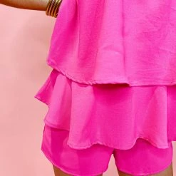 Glam Taya Layered Romper