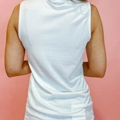 White Birch Boulevard Sleeveless Knit Top