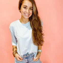 Petal Dew Clementine Boxy Top