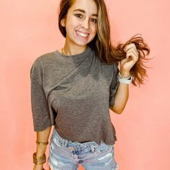 Petal Dew Clementine Boxy Top