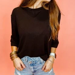 Petal Dew Clementine Boxy Top