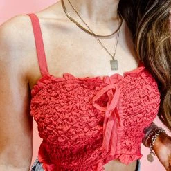 Do + Be Fly Away Smocked Top