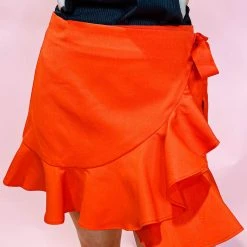 TCEC In My Time Wrap Skirt