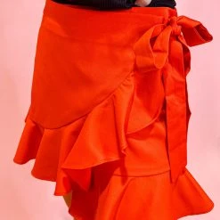 TCEC In My Time Wrap Skirt