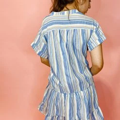 Petal Dew Catalina Striped Babydoll Dress Dresses