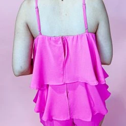 Glam Taya Layered Romper