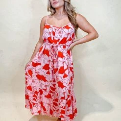 Sugarlips Dresses Pink Lemonade Midi Dress