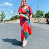 Skies Are Blue Over The Rainbow Maxi Dress Dresses