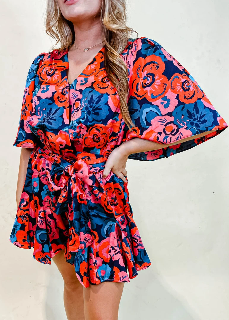 Sugarlips Sweet Floral Wrap Top - Women's Floral Print Wrap Blouse 4 Sugarlips Sweet Floral Wrap Top