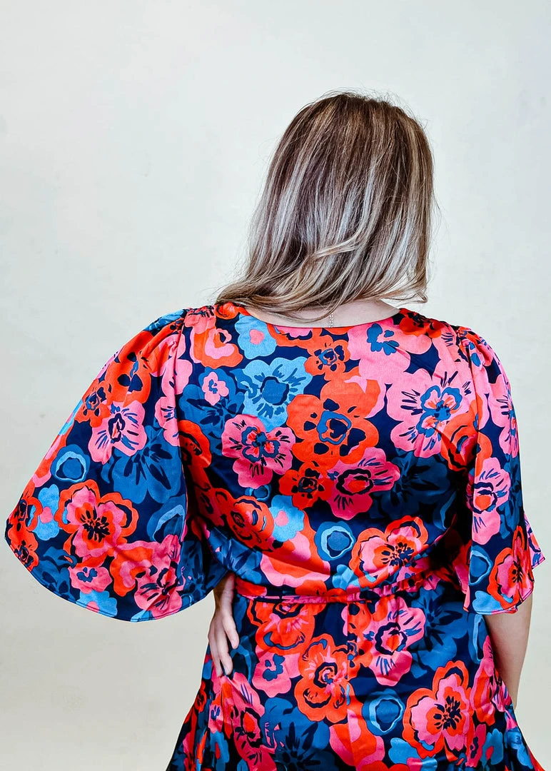 Sugarlips Sweet Floral Wrap Top - Women's Floral Print Wrap Blouse 7 Sugarlips Sweet Floral Wrap Top