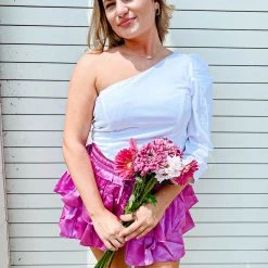 Sugarlips Tops Jolie One Shoulder Top