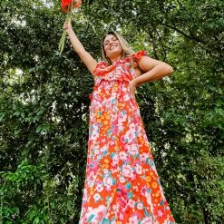 Sugarlips Lizbeth Floral Midi Dress