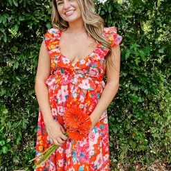 Sugarlips Lizbeth Floral Midi Dress