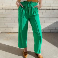 Entro Connie High Waisted Wide Leg Pants Bottoms