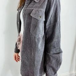 143 Story Tops Cullen Oversized Corduroy Jacket