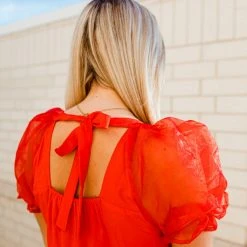 Entro Dresses Meredith Square Neck Babydoll Dress