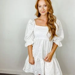 Entro First Dance Floral Ruffle Dress Dresses