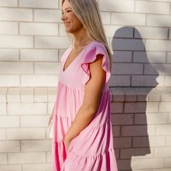 Entro Cassidy Tiered Babydoll Dress