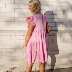 Entro Cassidy Tiered Babydoll Dress