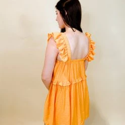 Blue Blush Dresses Bliss Ruffle Babydoll Dress