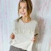 Dash Forward Tops Wifey Patch Sweatshirt