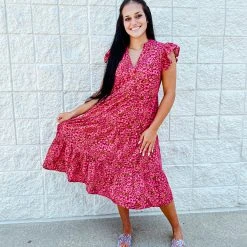 Entro Happy Feelings Midi Dress