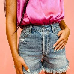 By Together Casey Denim Shorts Bottoms