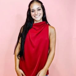 Entro Happy Hour Cowl Neck Top Tops