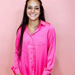 Entro Tops Time To Shine Button Blouse