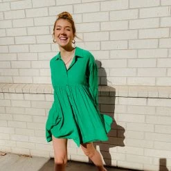 Entro Ellis Button Down Dress Dresses